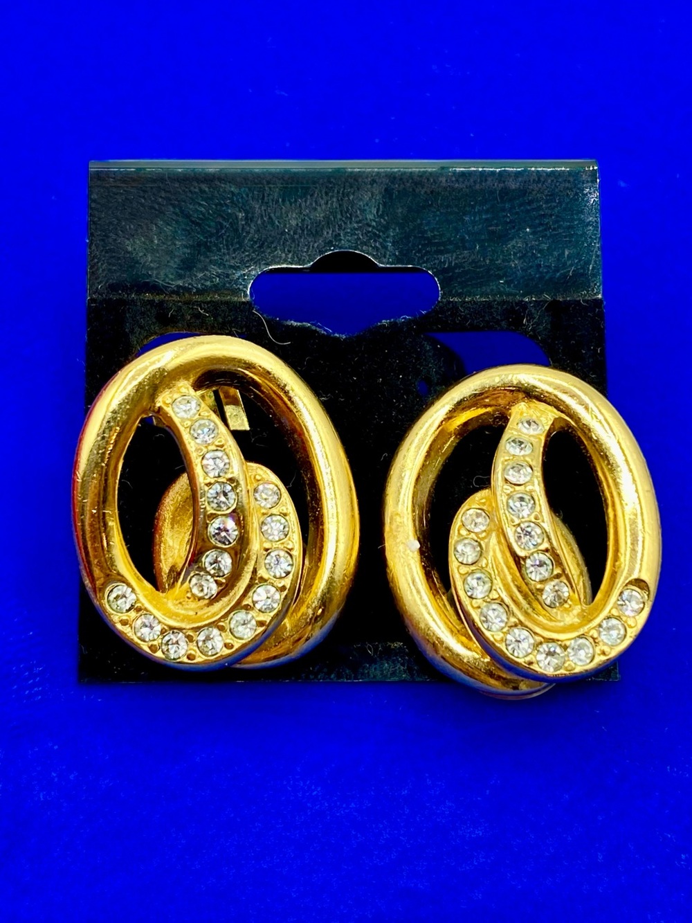 Vintage Christian Dior Crystal Earrings